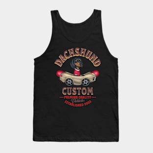 Dachshund Premium Quality Vehicles Tank Top